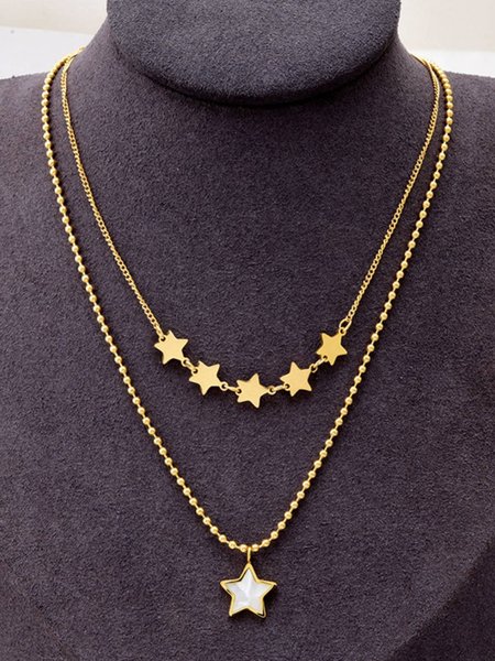 

Alloy Necklaces, Star, Necklaces