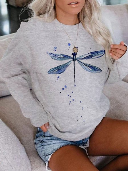 

Shift Cotton-Blend Long Sleeve Casual Shirts & Tops, Light gray, Tops