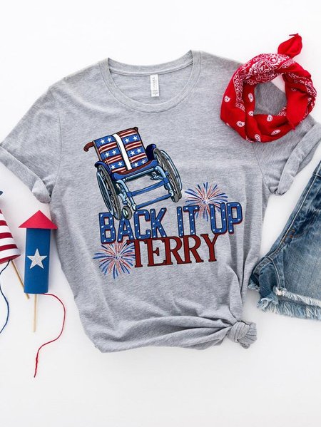 

Back It Up Terry Shirt, Gray, T-shirts