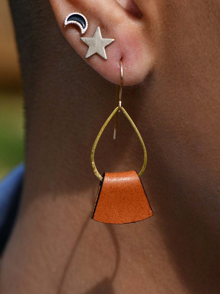 

Vintage Earrings, Brown, Earrings
