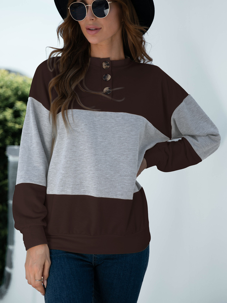 

Simple Long Sleeve Sweatshirt, Coffee, Sweatshirts & Hoodies