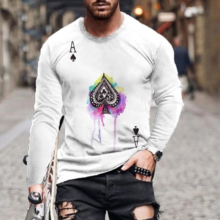 

Cotton-Blend Casual Shirts & Tops, Men's t-shirts