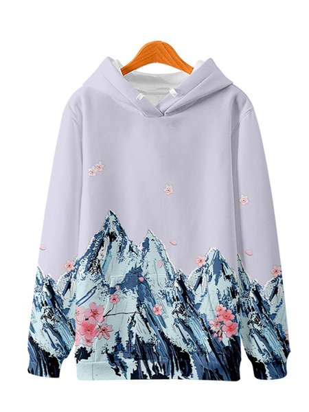 

Floral Sweatshirt, White, Hoodies&Sweatshirts
