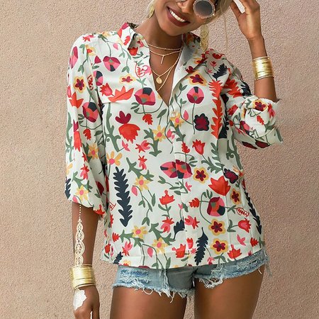 

Shift Long Sleeve Shirts & Tops, Apricot, Shirts & Blouses