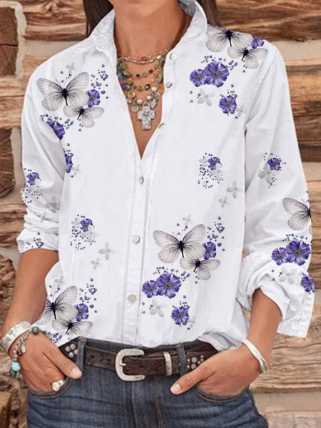 

Long Sleeve Casual Shirts & Tops, White, Shirts & Blouses