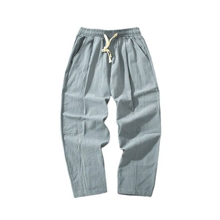 

Cotton-Blend Pants, Light gray, Men's pants