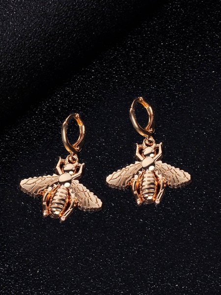

Casual Earrings, Golden, Earrings