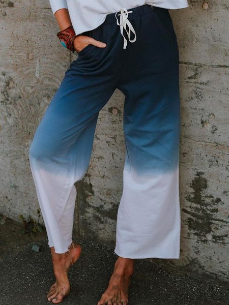 Casual Pants, Dark blue, Pants