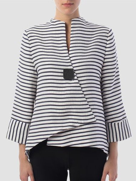 

Strisce 3/4 Manica Quotidiano Superiore, Come immagine, Blouses & Shirts