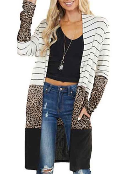 Holiday Leopard Knit coat, Outerwear