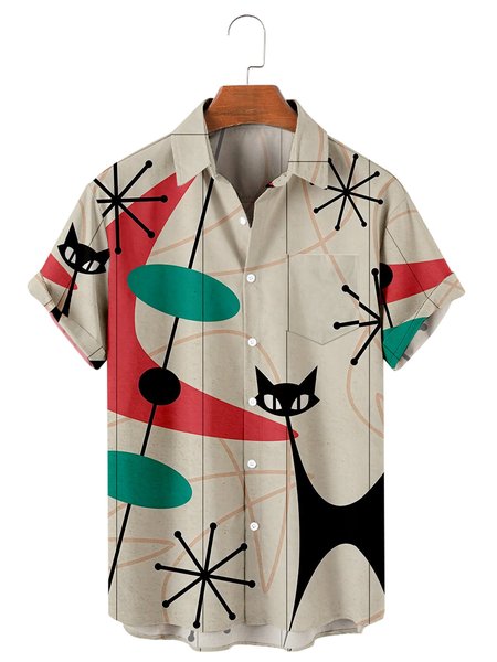 

Casual Shirt Collar Shirts, Khaki, Shirts ＆ Blouse