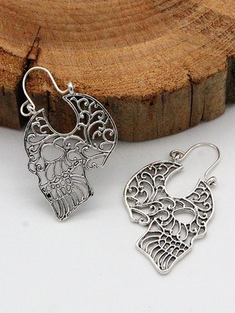 

Vintage Earrings, Silver, Earrings