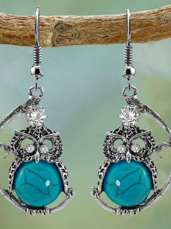 

Alloy Earrings, Green, Earrings