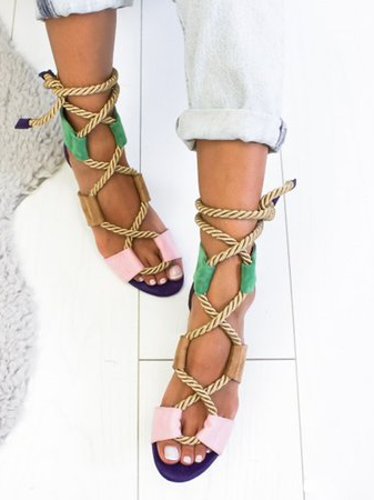 

Sandali con Tacco Grosso Cinturino con Fibbia Scarpe Decolletè, Rosa, Sandals