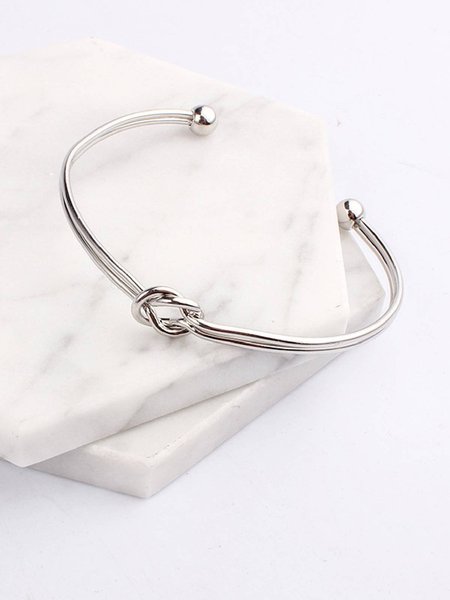 

Alloy Bracelets, Silver, Bracelets