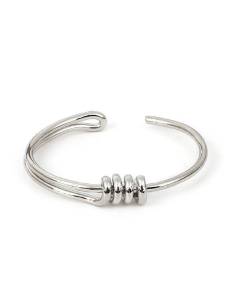 

Alloy Casual Bracelets, Silver, Bracelets