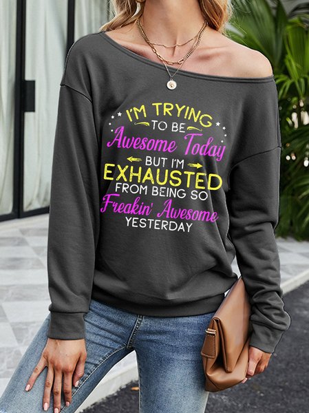 

Casual Long Sleeve Shirts & Tops, Gray, Hoodies&Sweatshirts