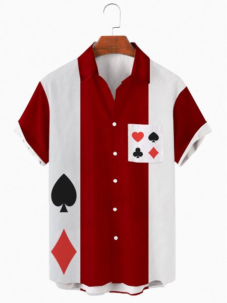 

Geometric Shirts & Tops, Red, Shirts ＆ Blouse