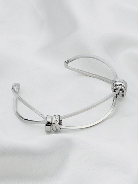 

Alloy Casual Bracelet, Silver, Bracelets