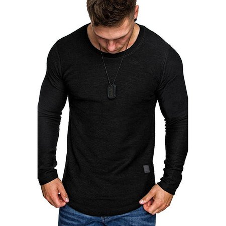 

Casual Cotton Shirts & Tops, Black, T-shirt