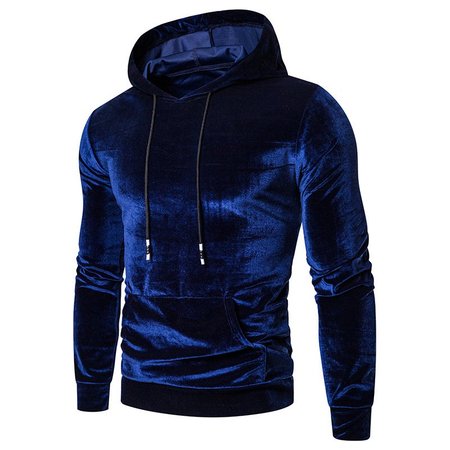 

Casual Cotton Sweatshirt, Deep blue, Hoodies&Sweatshirts