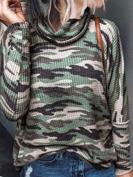 

Shift Camo Long Sleeve Sweatshirt, Green, Sweatshirts & Hoodies
