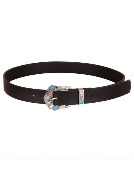 

Vintage Turquoise Belt, As picture, Belts