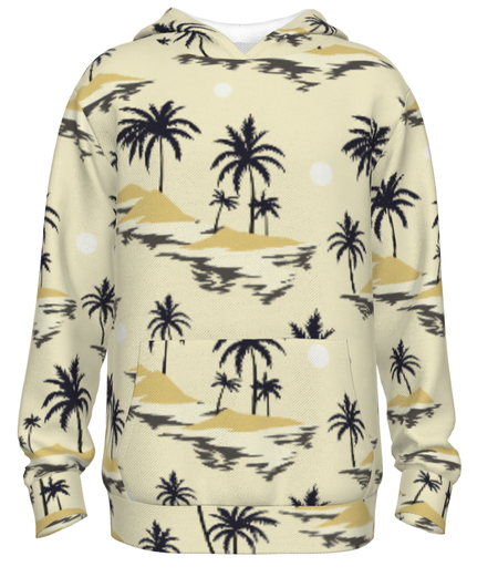 

Men's casual long-sleeved printed sweater hoodie, Yellow, Hoodies&Sweatshirts