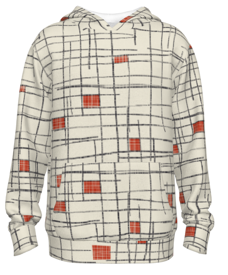 

Men's casual long-sleeved printed sweater hoodie, Light yellow, Hoodies&Sweatshirts