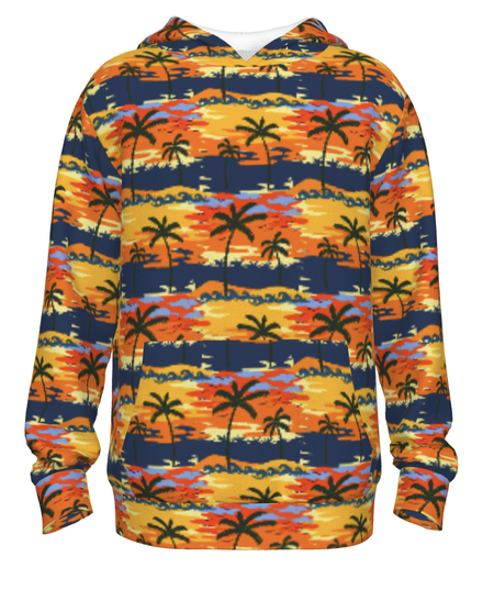 

Men's casual long-sleeved hooded printed sweater, Multicolor, Hoodies&Sweatshirts