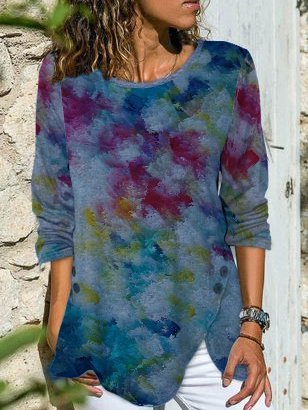 

Shift Long Sleeve Shirts & Tops, As picture, Tees & T-shirts