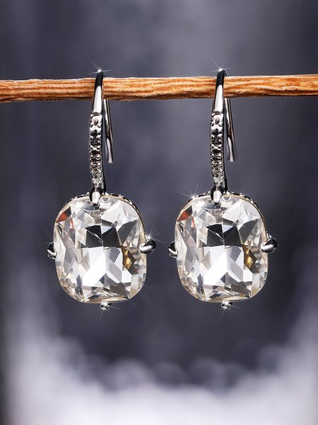 

Fashion Zircon Crystal Earrings, As picture, Earrings