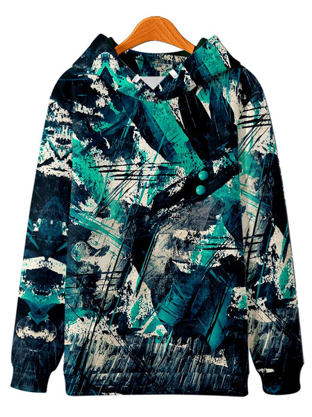 

Printed Hoodie Cotton-Blend Sweatshirt, Color, Hoodies&Sweatshirts