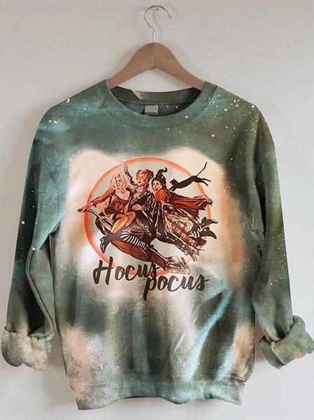 

Hocus Pocus Halloween Sweatshirt, Green, Hoodies&Sweatshirts