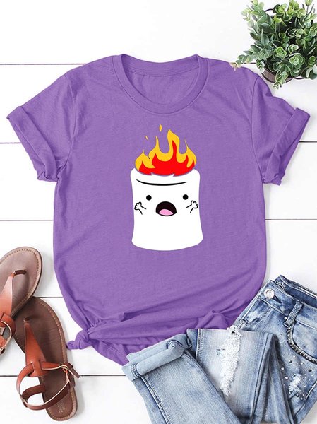 

Smores S’mores Camping Marshmallow Halloween Marshmallows T-shirt, Purple, T-shirts