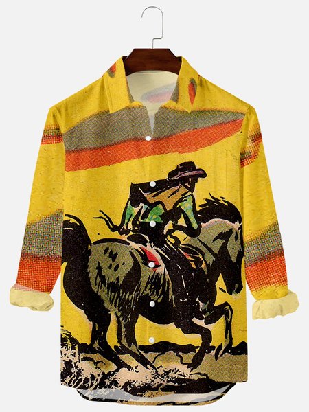 

Vintage Shirts & Tops, Yellow, Men's Floral shirt