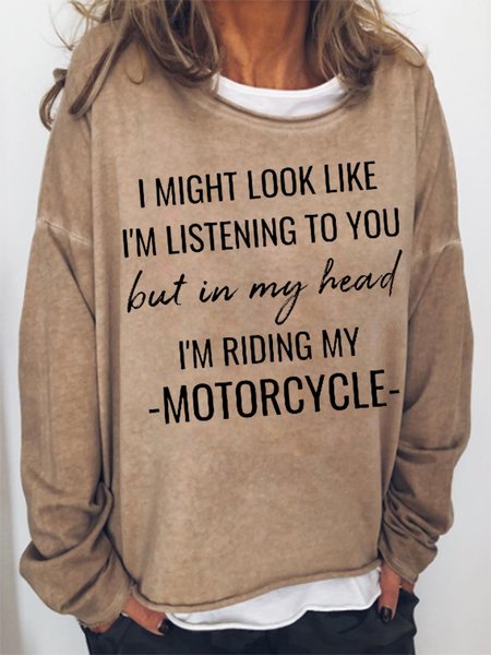 

Motorcycle Sweatshirt, Khaki, Hoodies&Sweatshirts