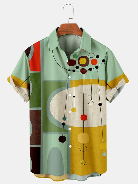 

Printed Shirts, Aqua, Men's Floral shirt