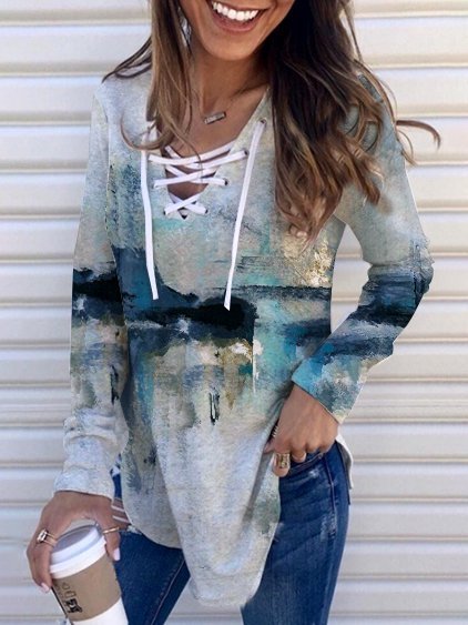

V Neck Work Shirts & Tops, As picture, Tops