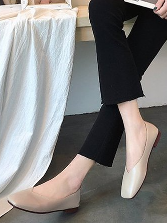 

JFN Summer Flat Heel Flats, Off white, Flats