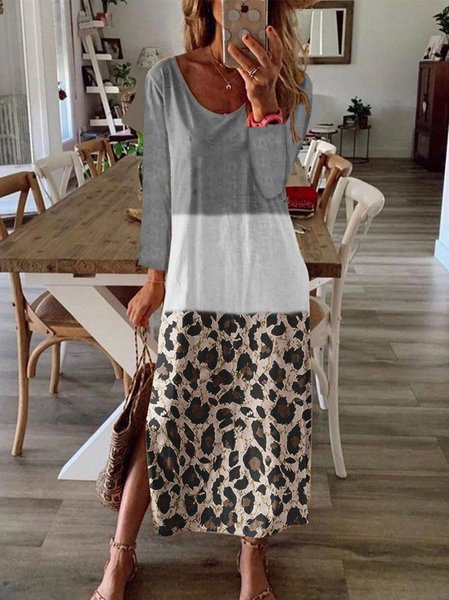

Bateau/Boat Neck Work Dresses, Multicolor, Maxi Dresses