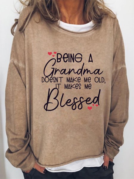 

Being a Grandma Doesnt Make Me Old Sweatshirts, Light brown, Hoodies&Sweatshirts