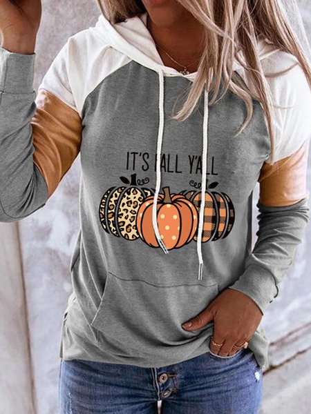 

Hoodie Long Sleeve Casual Printed Sweatshirt, As picture, Hoodies & Sweatshirts