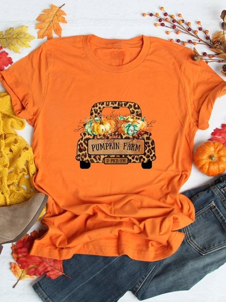 

Pumpkin Farm Shirt Grateful Blessed Shirts & Tops, Orange, T-shirts