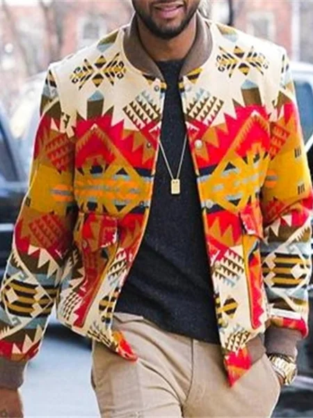 

Cotton Casual Outerwear, As picture, Jackets & Coats