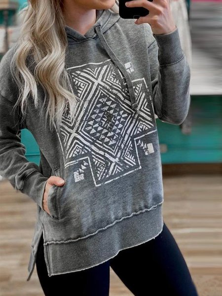 

Casual Hoodie Cotton Sweatshirt, Gray, Hoodies & Sweatshirts