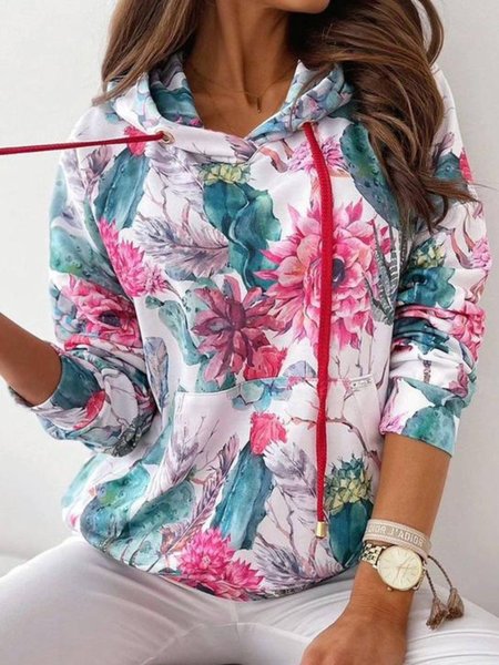 

Stampare Manica lunga Lculo Felpa, Multicolore, Hoodies & Sweatshirts