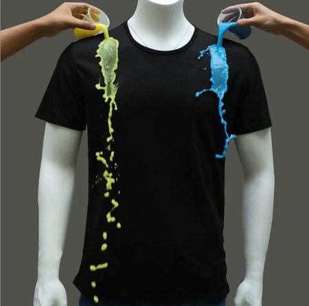 

Crew Neck Cotton-Blend T-shirt, Black, T-shirt