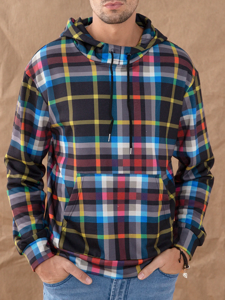 

Fashion casual men's hooded sweater, Multicolor, Hoodies&Sweatshirts