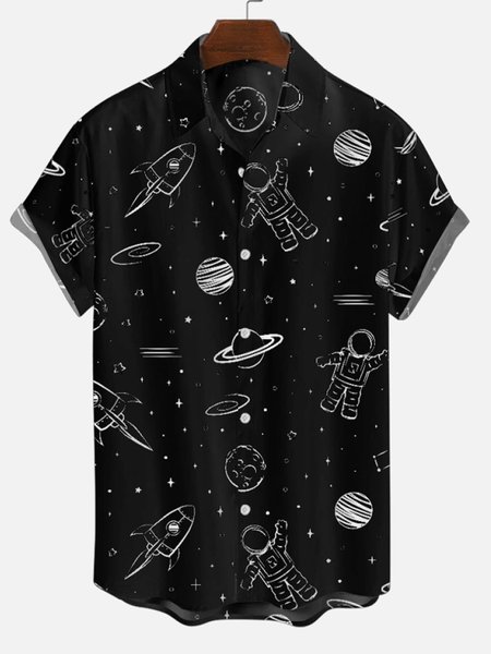 

Spaceman Casual Shirts & Tops, Black, Shirts